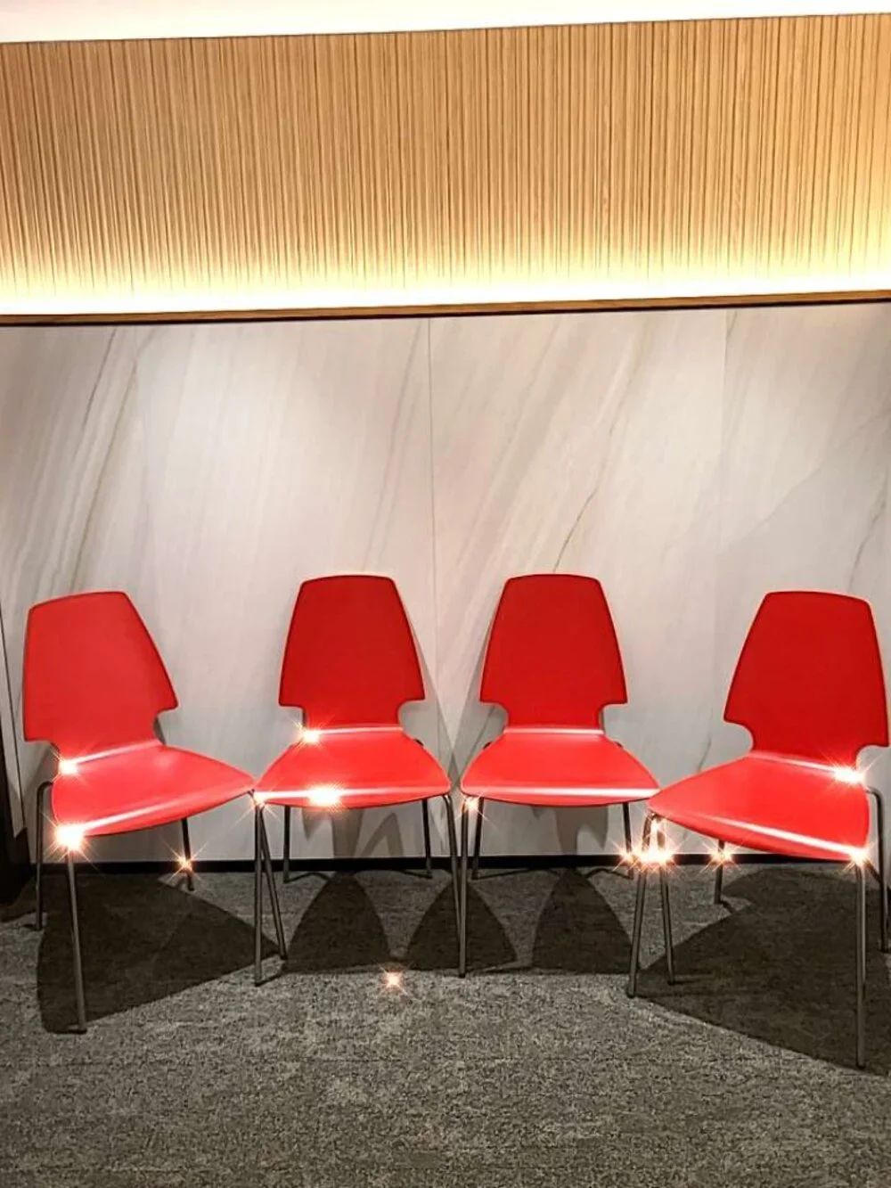 4 Red Chairs